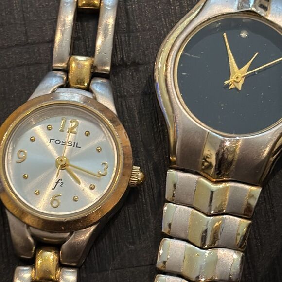 Bundle of 7 Elegant Silver and Gold Watch Collection Watches Need Battery​​​ main image 9